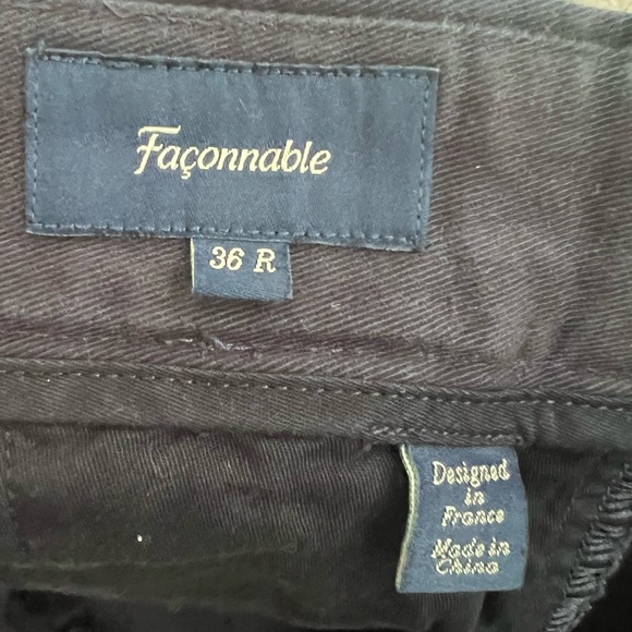 Men’s Faconnable Blue Pants - Picture 3 of 3